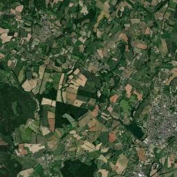 Vue aérienne des environs de Gites de Loisirs