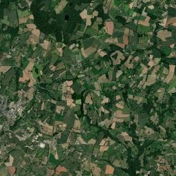Vue aérienne des environs de La Champ de la Vallée
