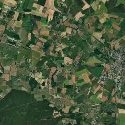 Vue aérienne des environs de Le Clos Normand (2)