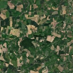 Vue aérienne des environs de Gîte La Cabane de Jabi