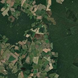 Vue aérienne des environs de Camping les Fossés