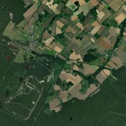 Vue aérienne des environs de Les Abris du Perche