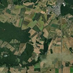 Vue aérienne des environs de Aire de camping-car à Orcemont