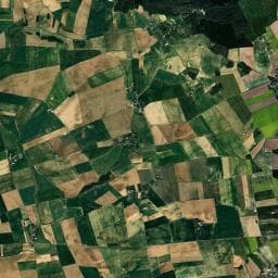 Vue aérienne des environs de Village Nature Cottages