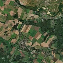 Vue aérienne des environs de Aire de service / Camping Yelloh! Village en Champagne