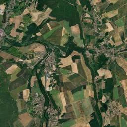 Vue aérienne des environs de Aire de camping-car à Cousances-les-Forges
