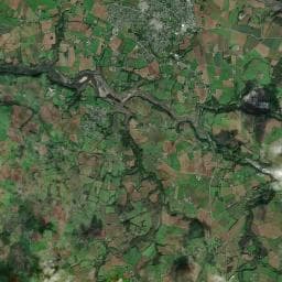 Vue aérienne des environs de Aire de camping-car à Lannilis