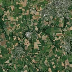 Vue aérienne des environs de Aire de camping-car à Lesneven (2)