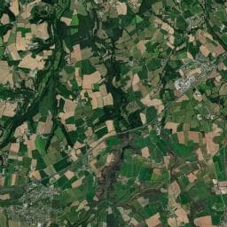 Vue aérienne des environs de Aire de camping-car à Landivisiau