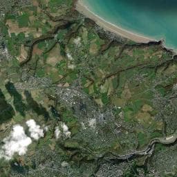 Vue aérienne des environs de Plerin