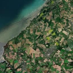 Vue aérienne des environs de Herbarius - Camping à la ferme