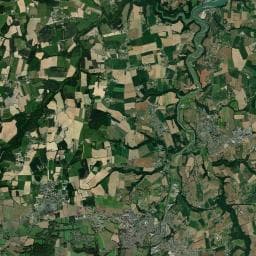 Vue aérienne des environs de Aire Naturelle du Bois Bouan