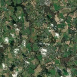 Vue aérienne des environs de Bivouac à Pleslin-Trigavou