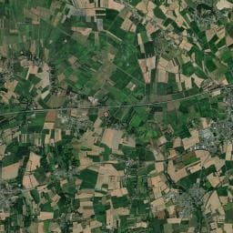 Vue aérienne des environs de Camping de La Roche