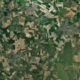 Vue aérienne des environs de Camping Haliotis