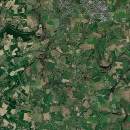 Vue aérienne des environs de Aire Plan d'eau du Prieuré