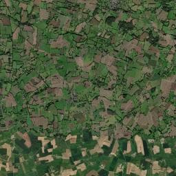 Vue aérienne des environs de Parking de Perrou