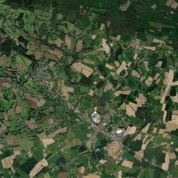 Vue aérienne des environs de Aire de service à Juvigny-sous-Andaine