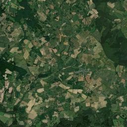 Vue aérienne des environs de La Cabane sur l'Ile