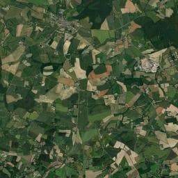 Vue aérienne des environs de Parking du Parc naturel régional Normandie-Maine à Carrouges