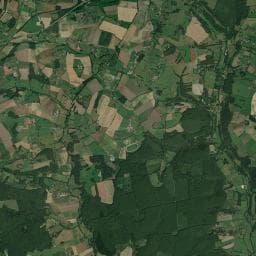 Vue aérienne des environs de Camping Le Moulin des Sablons