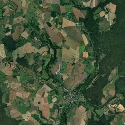 Vue aérienne des environs de Country Lodge