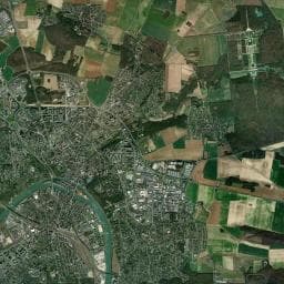 Vue aérienne des environs de Camping La Belle Etoile
