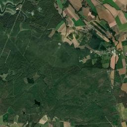 Vue aérienne des environs de Aire de service / Camping du Buisson