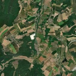 Vue aérienne des environs de Aire de stationnement