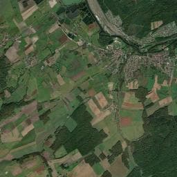 Vue aérienne des environs de Aire de camping-car à Xermaménil