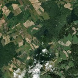 Vue aérienne des environs de Abri de la Statue du Bon Père