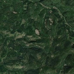 Vue aérienne des environs de Cabane du Roulé Bacon