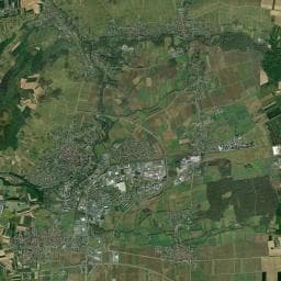 Vue aérienne des environs de Parking de bus