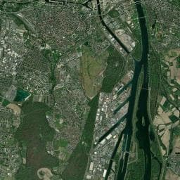 Vue aérienne des environs de Parking Relais + Tram (Krimmeri)