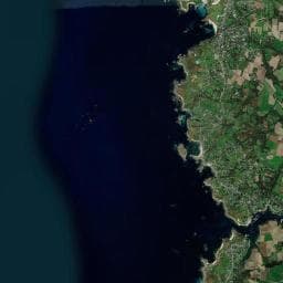 Vue aérienne des environs de Guérite de Melon