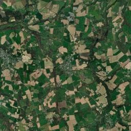 Vue aérienne des environs de Aire de camping-car à Landivisiau (2)