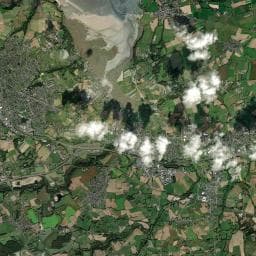 Vue aérienne des environs de Stalaven