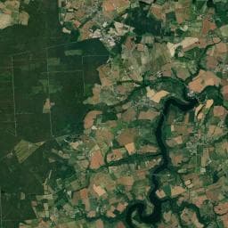 Vue aérienne des environs de Camping municipal