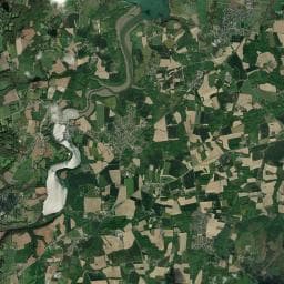 Vue aérienne des environs de Camping de Lyvet