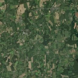Vue aérienne des environs de Domaine des Ormes
