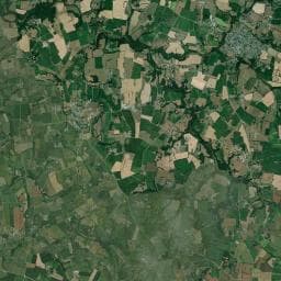 Vue aérienne des environs de Aire de camping-car à Monthault