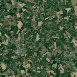 Vue aérienne des environs de Aire de camping-car à Saint-Mars-sur-la-Futaie