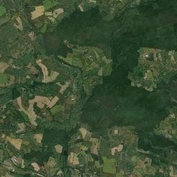 Vue aérienne des environs de Aire de camping car LA Roche Mabile