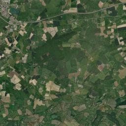 Vue aérienne des environs de Camping à Laleu