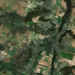 Vue aérienne des environs de Camping La Boulinière