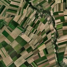 Vue aérienne des environs de La Barbuise