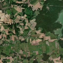 Vue aérienne des environs de Aire de camping-car de Chavanges