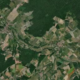 Vue aérienne des environs de Aire camping-car de Gerbéviller