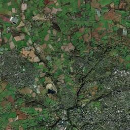 Vue aérienne des environs de Aire de camping-car à Brest
