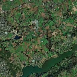 Vue aérienne des environs de Camping Saint-Jean
